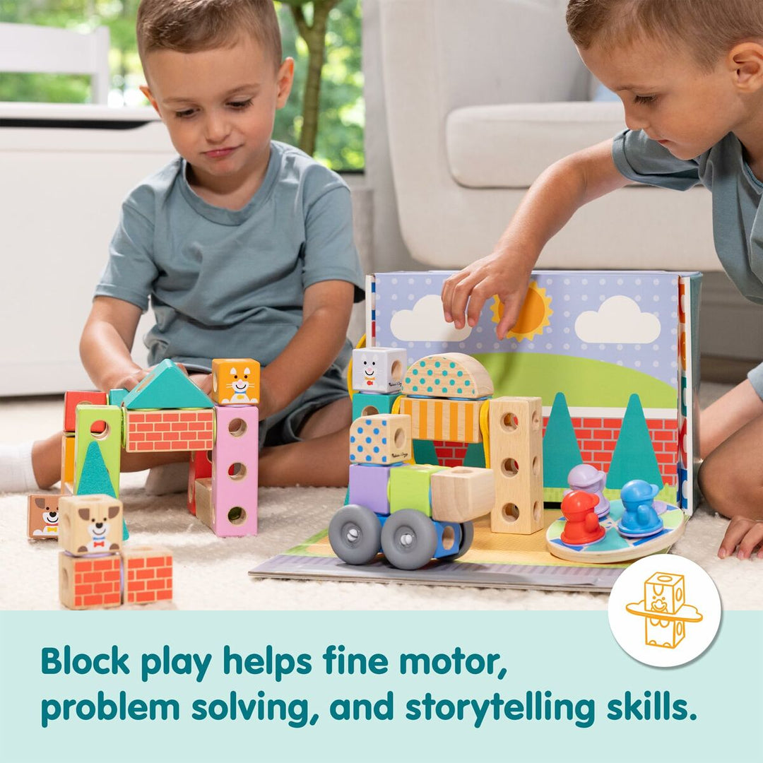 Construction set Melissa & Doug Blockables 73 Pieces