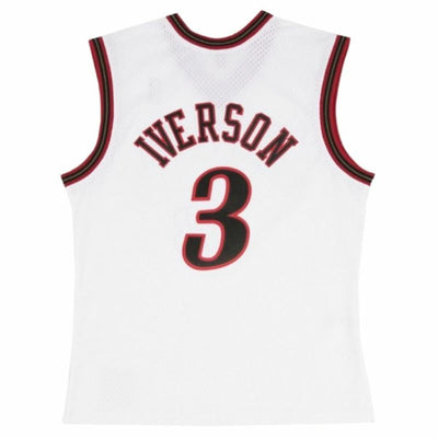 t-shirt de basket Mitchell & Ness Philadelphia 76ers Allen Iverson Blanc