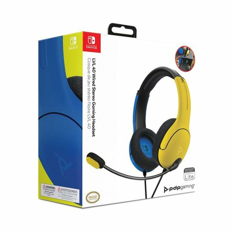 Headphones with Microphone PDP 500-162-YLBL-NA Yellow Blue Black