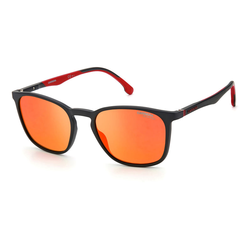 Óculos escuros masculinos Carrera S Preto Vermelho Ø 53 mm