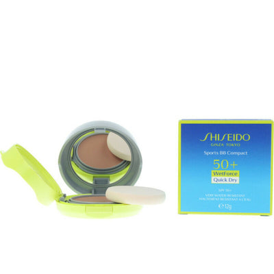 Creme Hidratante Efeito Maquilhagem Sun Care Sports BB Compact Shiseido SPF50+ Spf 50 12 g