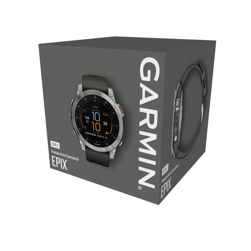 Smartwatch GARMIN Epix G2 Silver Black Grey 1,3"