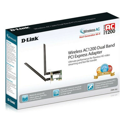 Carte Réseau Wifi D-Link DWA-582 5 GHz 867 Mbps LED