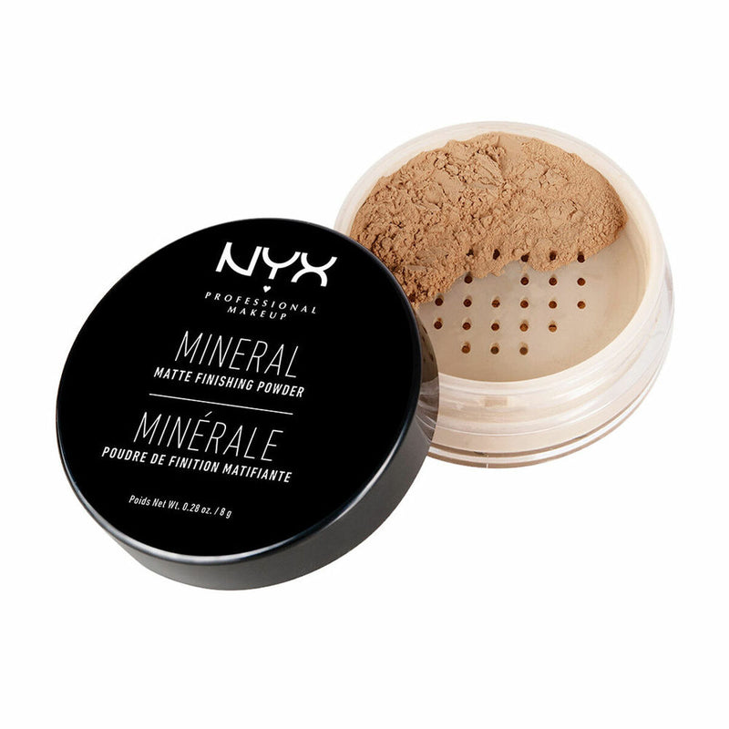 Make-up Fixing Powders NYX Mineral Medium/Dark 8 g