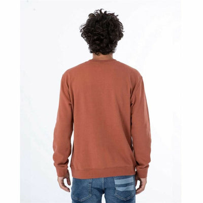 Men’s Sweatshirt without Hood Hurley One&Only Solid Brown