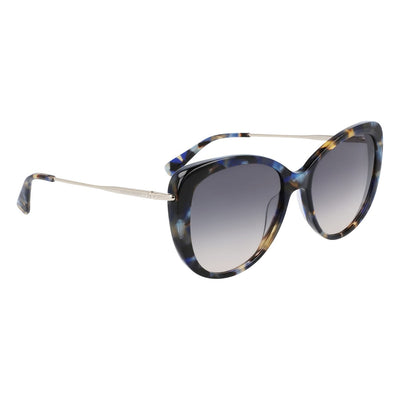 Ladies' Sunglasses Longchamp S Yellow Blue Golden Habana