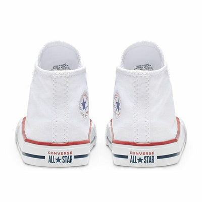 Chaussures de Sport pour Bébés Converse Chuck Taylor All Star High Blanc