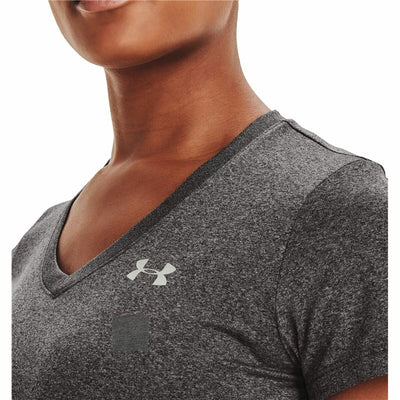 Women’s Short Sleeve T-Shirt Under Armour Tech SSV Grey