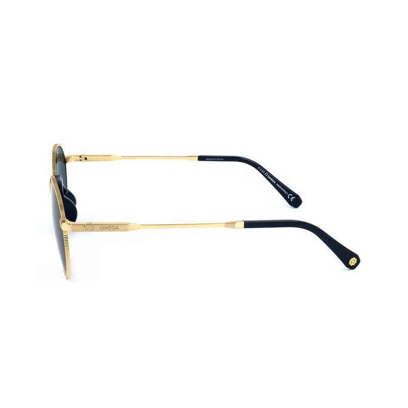 Óculos escuros masculinos Omega OM0019-H-30V Dourado Ø 53 mm