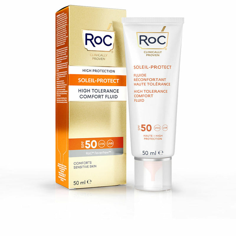 Protetor Solar Roc High Tolerance Peles sensíveis SPF 50 (50 ml)