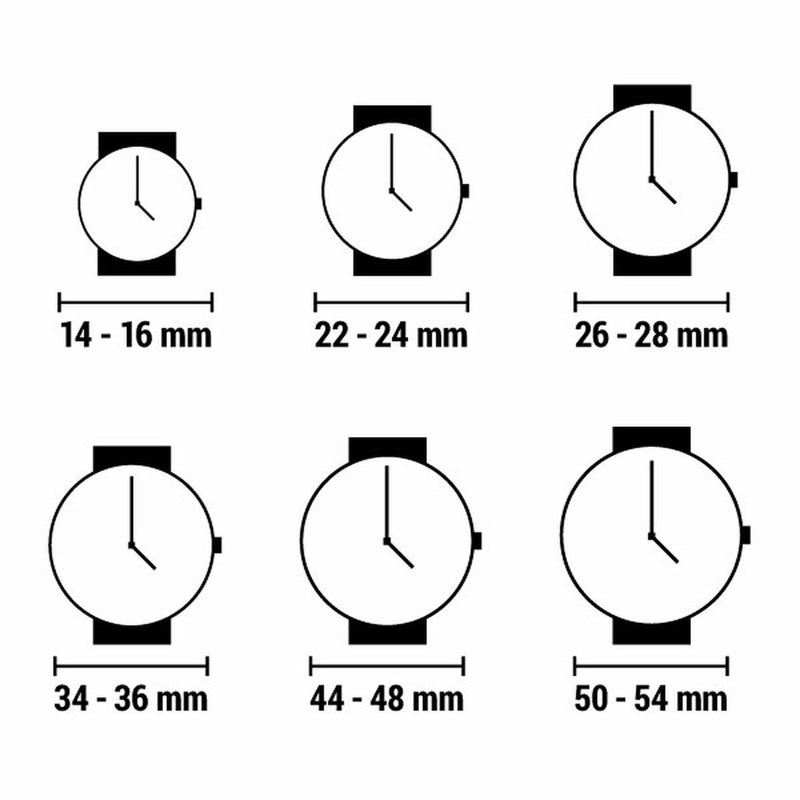 Relógio feminino Montres de Luxe 091691WH-GOLD (Ø 42 mm)