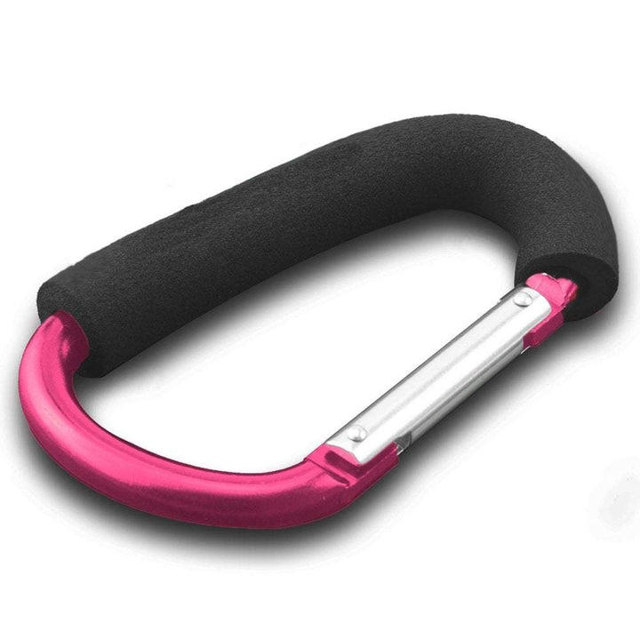 2x Large Buggy Clips - Pink