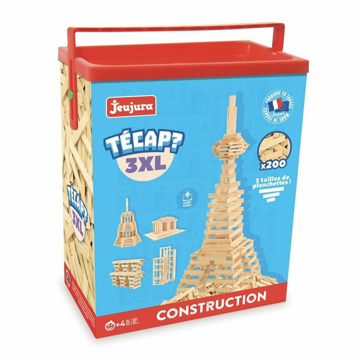 Boat with Building Blocks Jeujura TECAP? 3XL 200 Pieces