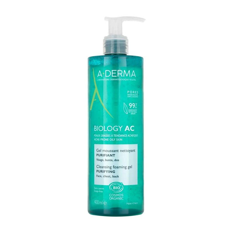 Facial Cleansing Gel A-Derma Biology Ac 400 ml