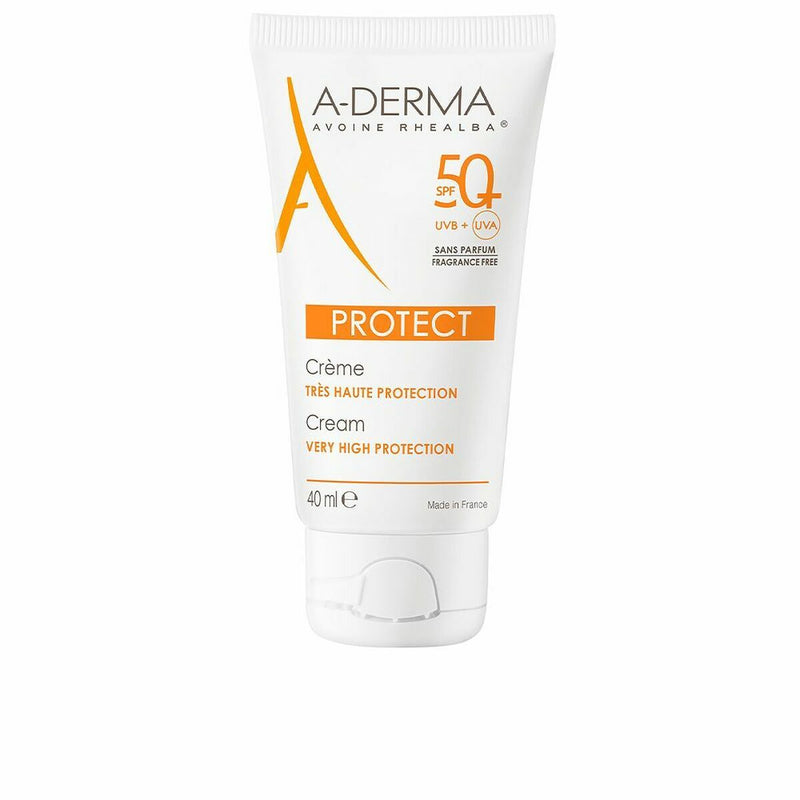 Crème solaire A-Derma Protect Sans parfum SPF 50+ (40 ml)