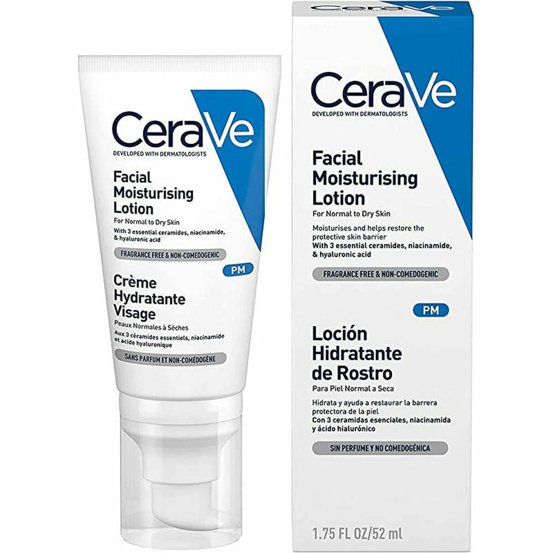 Loção Facial Hidratante CeraVe PM (52 ml)