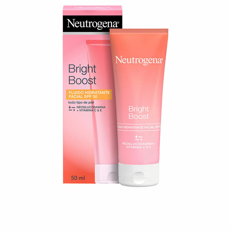 Hydrating Fluid Neutrogena Bright Boost Spf 30 Pink 30 ml 50 ml