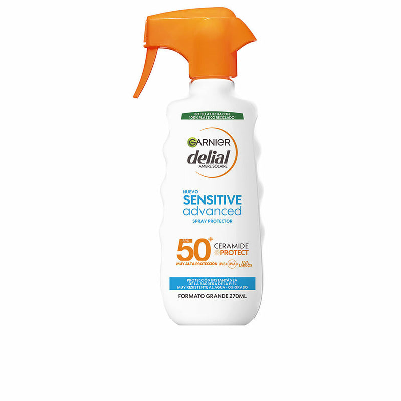 Crème Solaire pour le Corps en Spray Garnier Sensitive Advanced Spf 50 (270 ml)