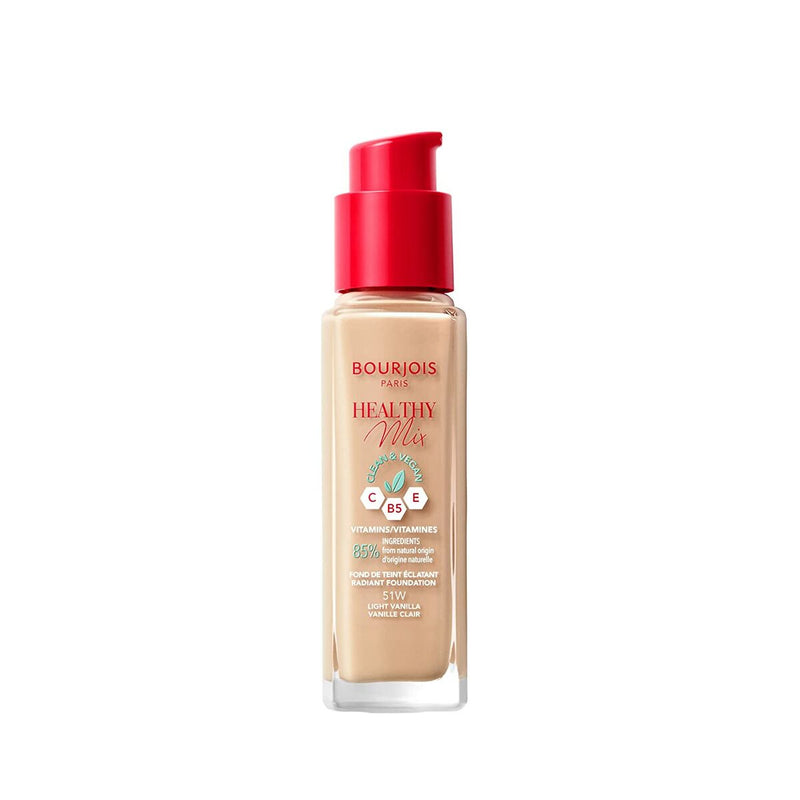 Crème Make-up Base Bourjois Healthy Mix 51-light vanilla Nº 51-light vanilla 30 ml