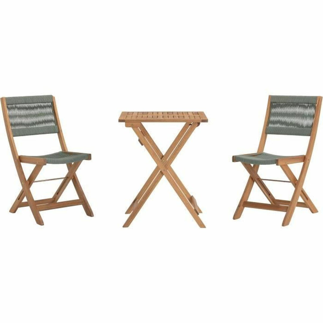 Table set with 2 chairs