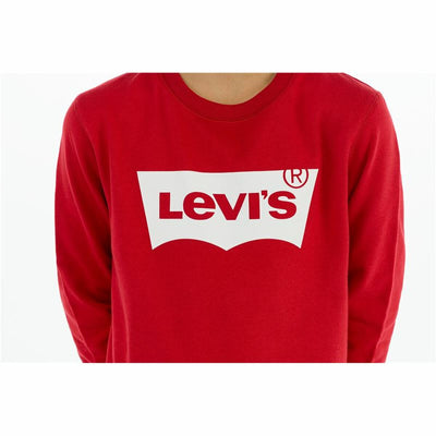 Children’s Sweatshirt without Hood Levi's Batwing Crewneck  Red
