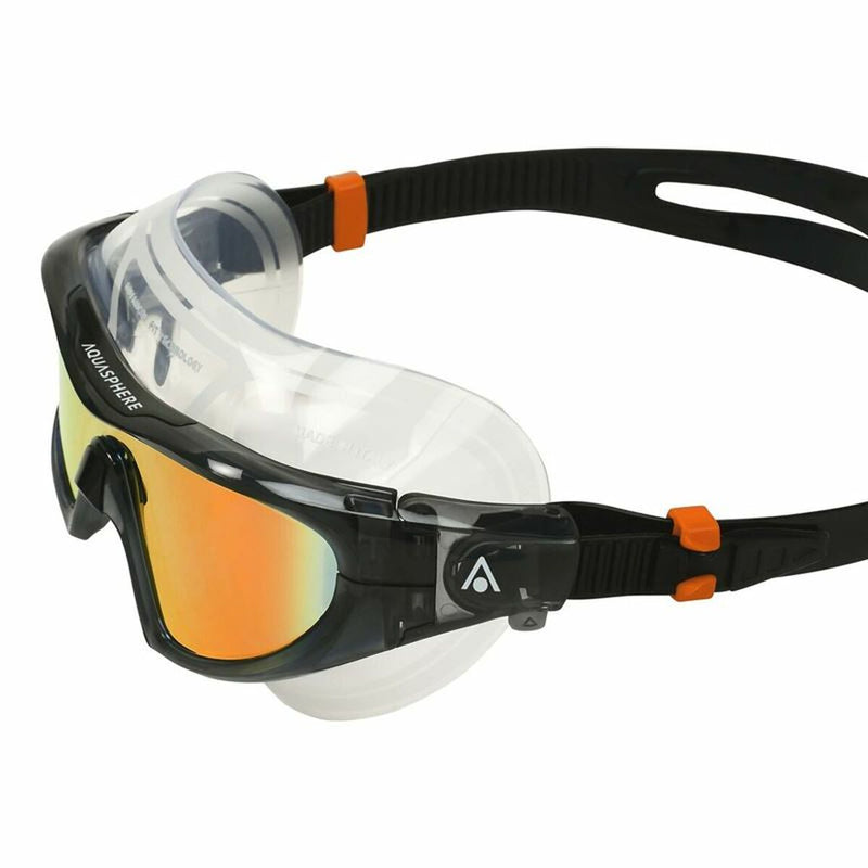 Óculos de Natação Aqua Sphere Vista Pro Preto Laranja Orange Tamanho único
