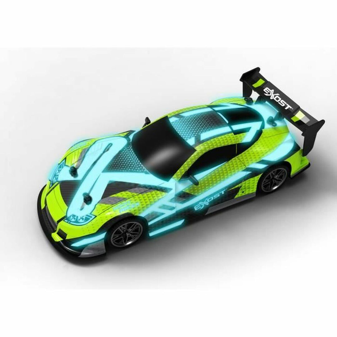 Remote-Controlled Car Exost Flash Light 1:14 Green Vert