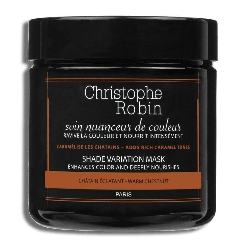 Máscara com pigmentos de cor Christophe Robin Warm Chestnut 250 ml