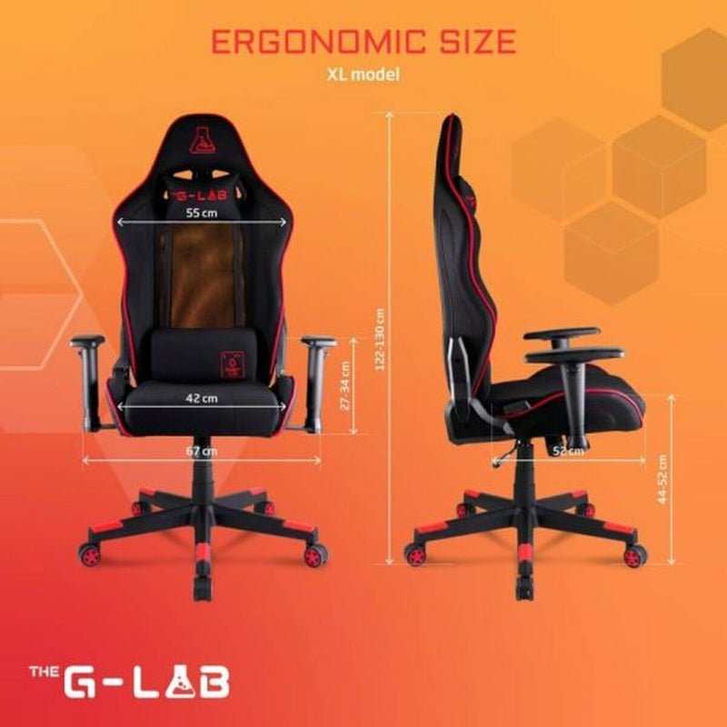 Chaise de jeu The G-Lab Oxygen Rouge