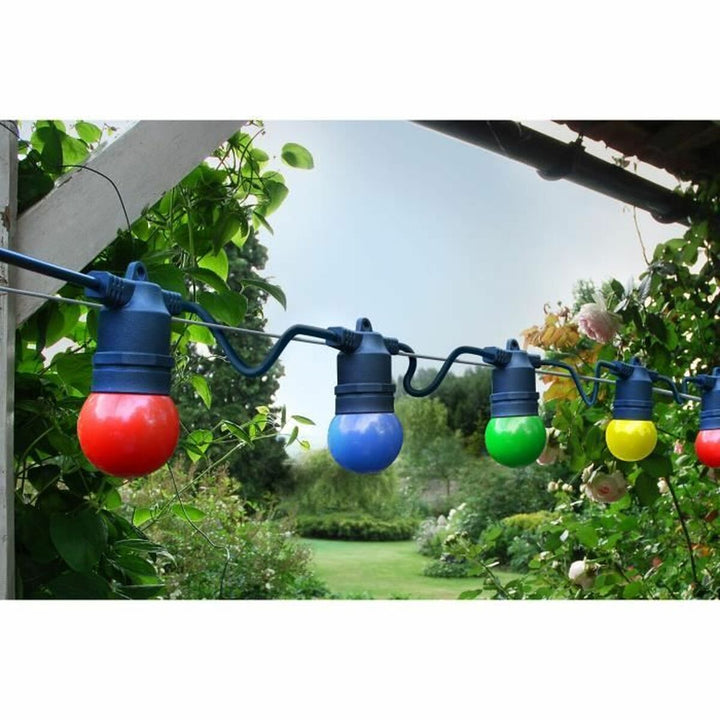 Wreath of LED Lights Black Multicolour 5 m LED