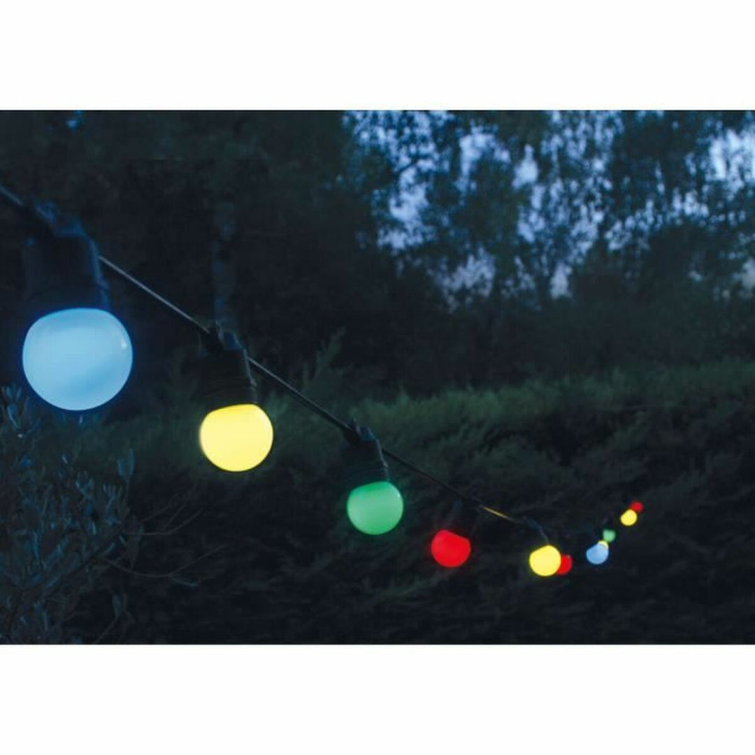 Wreath of LED Lights Black Multicolour 5 m LED