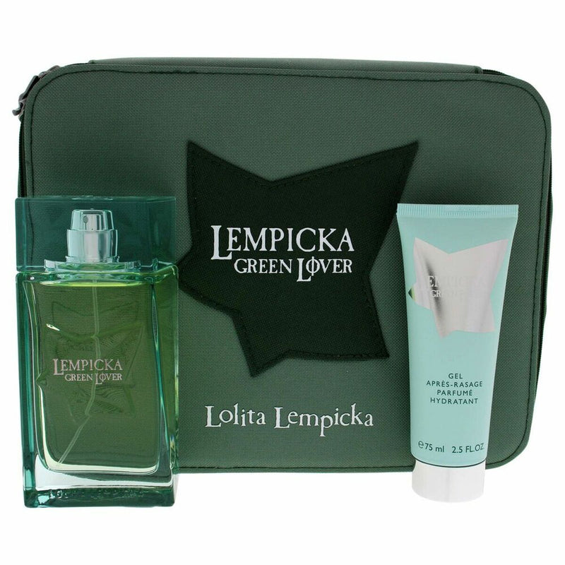 Conjunto de Perfume Homem Lempicka Green Lover Lolita Lempicka (3 pcs)