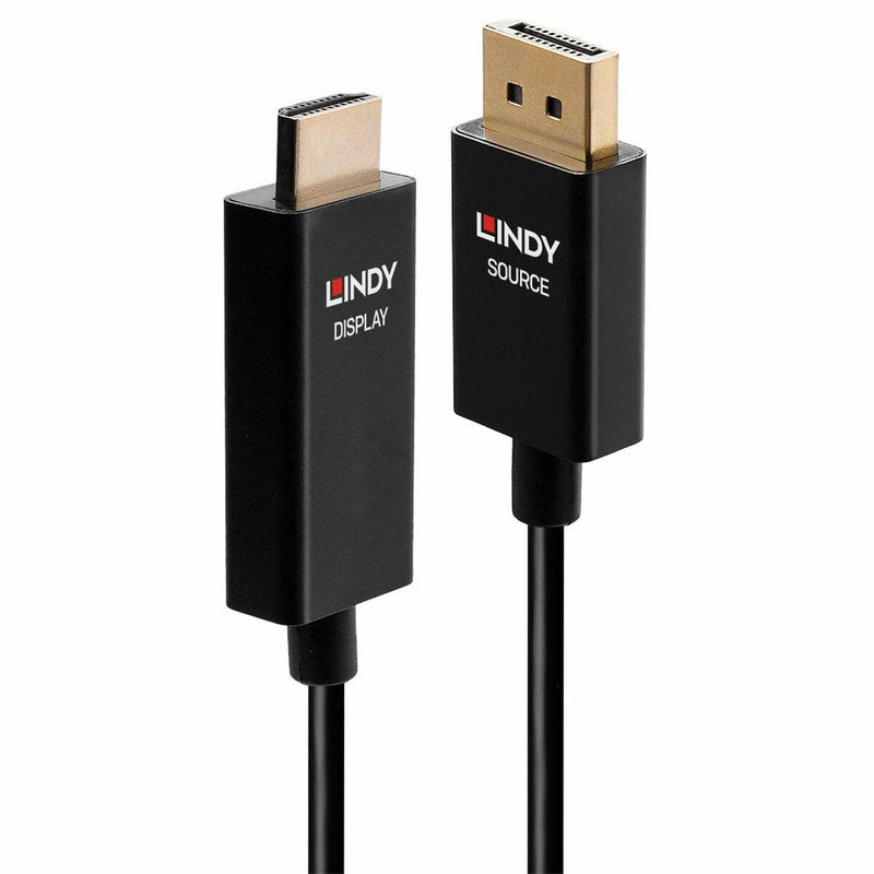 Câble DisplayPort vers HDMI LINDY 40925 Noir 1 m