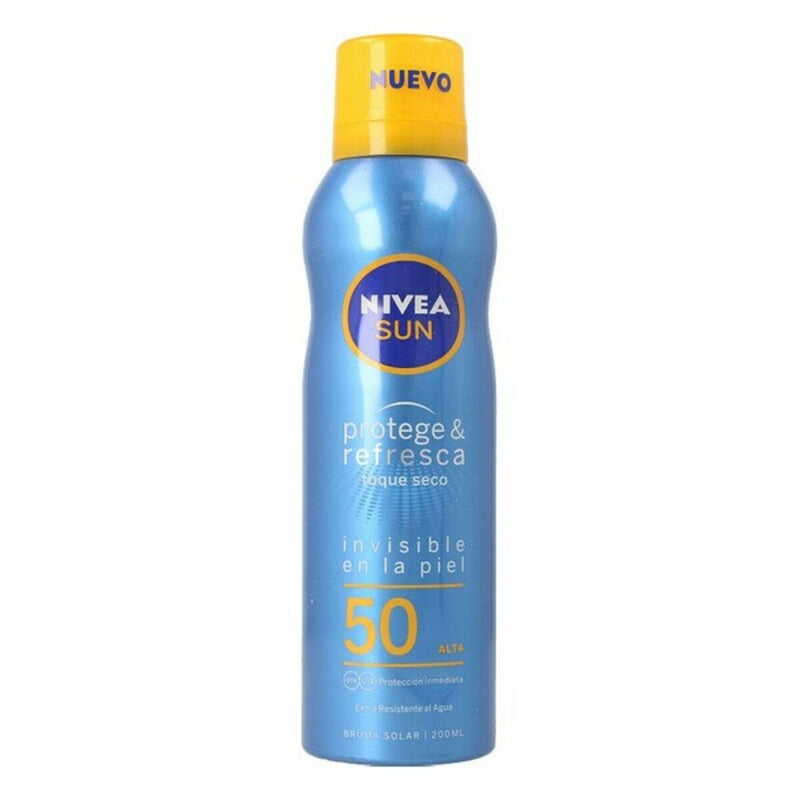 Spray Protetor Solar Sun Protege & Refresca Nivea 50 (200 ml)