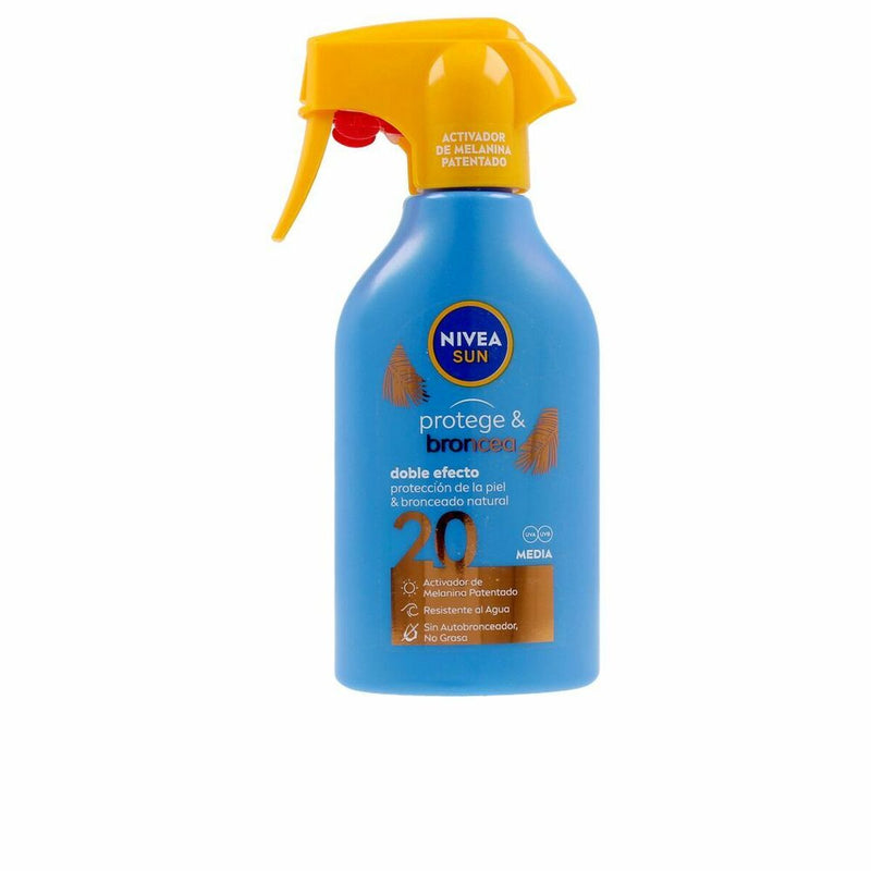 Crème Solaire pour le Corps en Spray Nivea Sun Protect & Moisture SPF20 (270 ml)