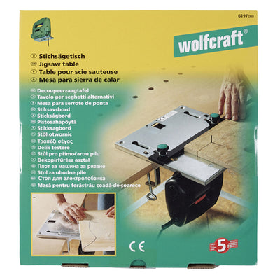 Table de travail Wolfcraft 6197000 Scie sauteuse 32 x 30 cm