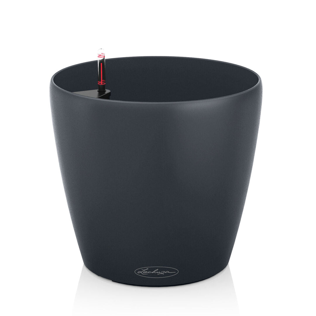 Plant pot Lechuza Grey polypropylene Circular