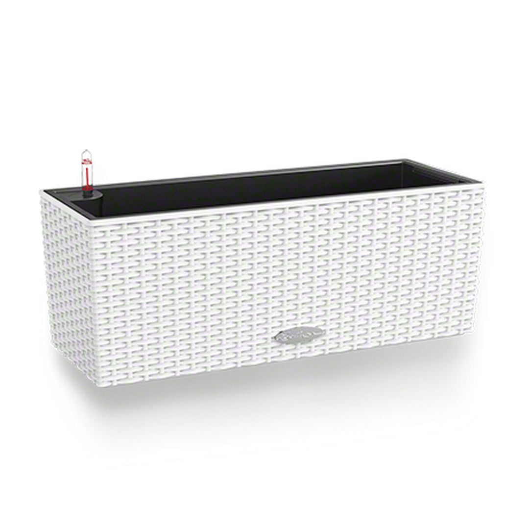 Plant pot Lechuza White Black polypropylene