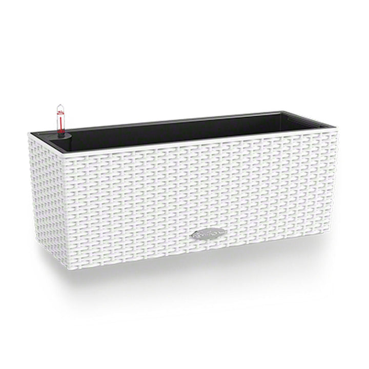 Plant pot Lechuza White Black polypropylene