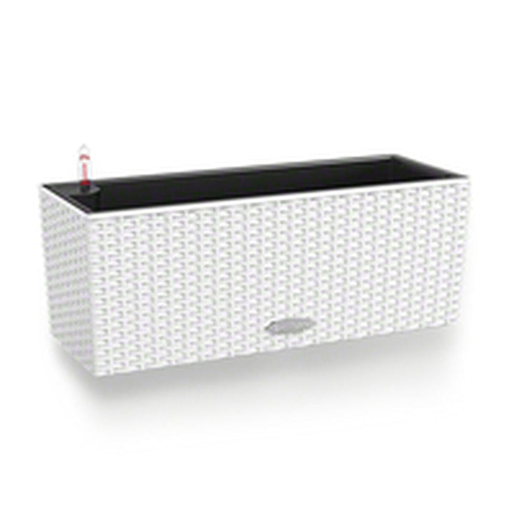 Plant pot Lechuza White Black polypropylene