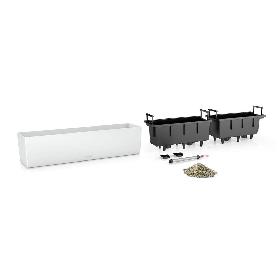 Plant pot Lechuza White polypropylene Rectangular