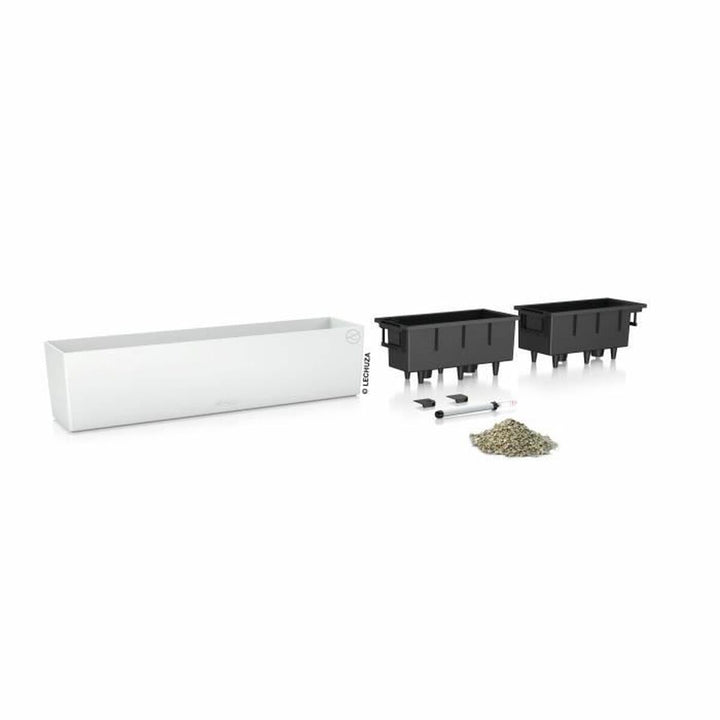 Plant pot Lechuza White polypropylene Rectangular