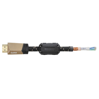Câble HDMI Hama 00205025 Noir 1,5 m Marron