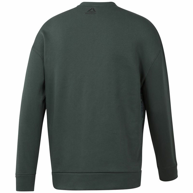 Men’s Sweatshirt without Hood Reebok Green