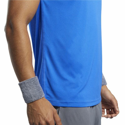 Men’s Short Sleeve T-Shirt Reebok Workout Ready Tech Blue