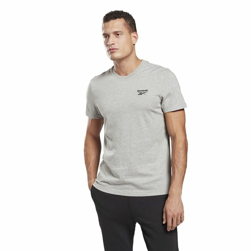 Men’s Short Sleeve T-Shirt Reebok Identity Grey