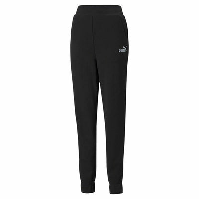 Adult Trousers Puma Essentials+ Embroidery  Black Lady