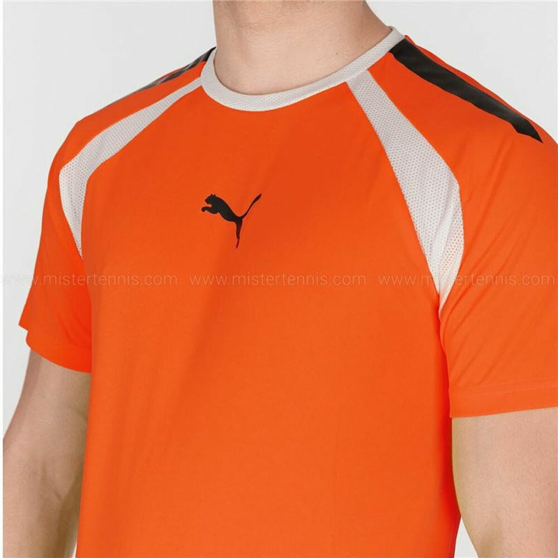 Men’s Short Sleeve T-Shirt Puma TeamLIGA Orange Men
