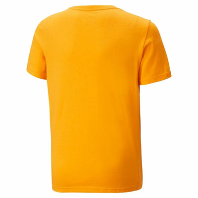 Child's Short Sleeve T-Shirt Puma Essentials+ Two-Tone Logo
