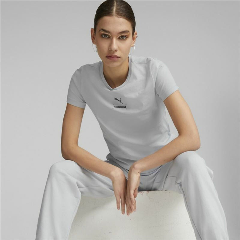 Women’s Short Sleeve T-Shirt Puma Better Grey